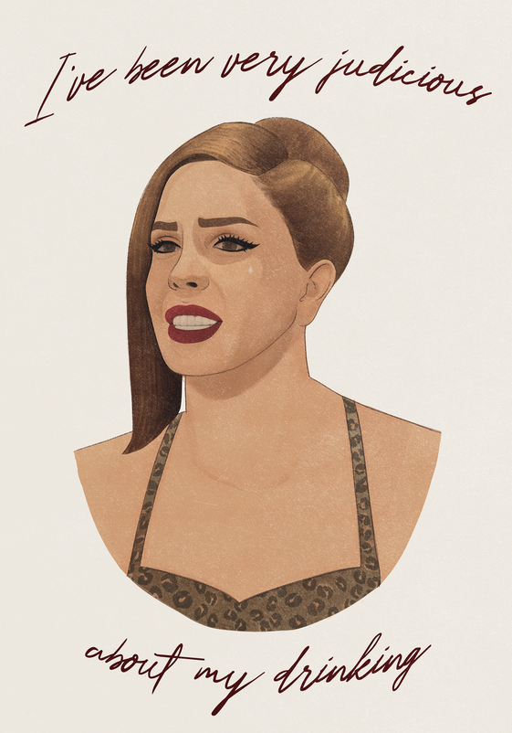 I&#39;ve been very judicious about my drinking - Katie